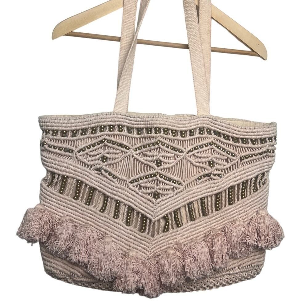 Cleobella Swoon Tote Bag in Blush - Picture 3 of 10